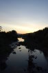 Tramonto sull'Arno, localita Acquaborra di Levane